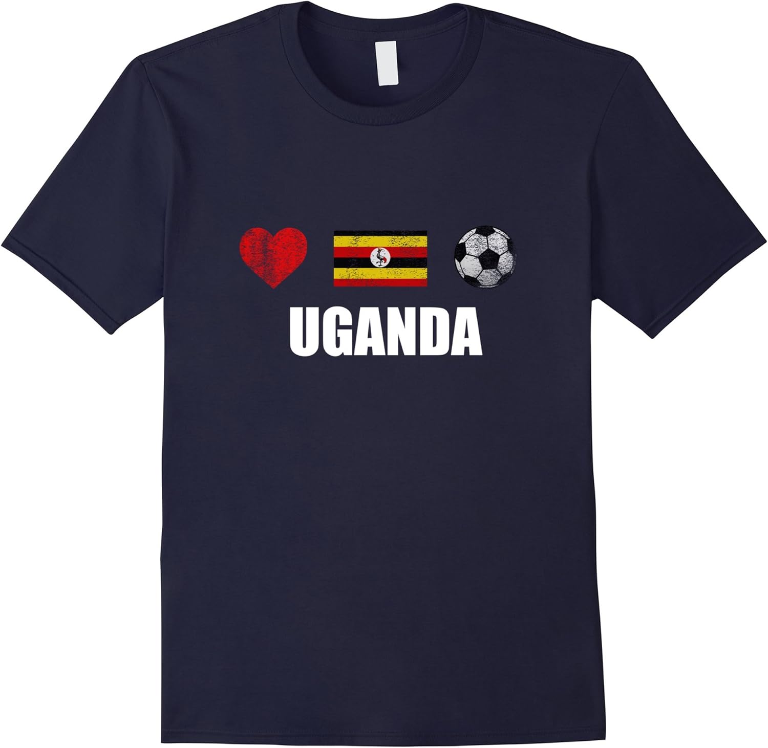 Men's Uganda Football Shirt Uganda Soccer Jersey Small Navy Amazon