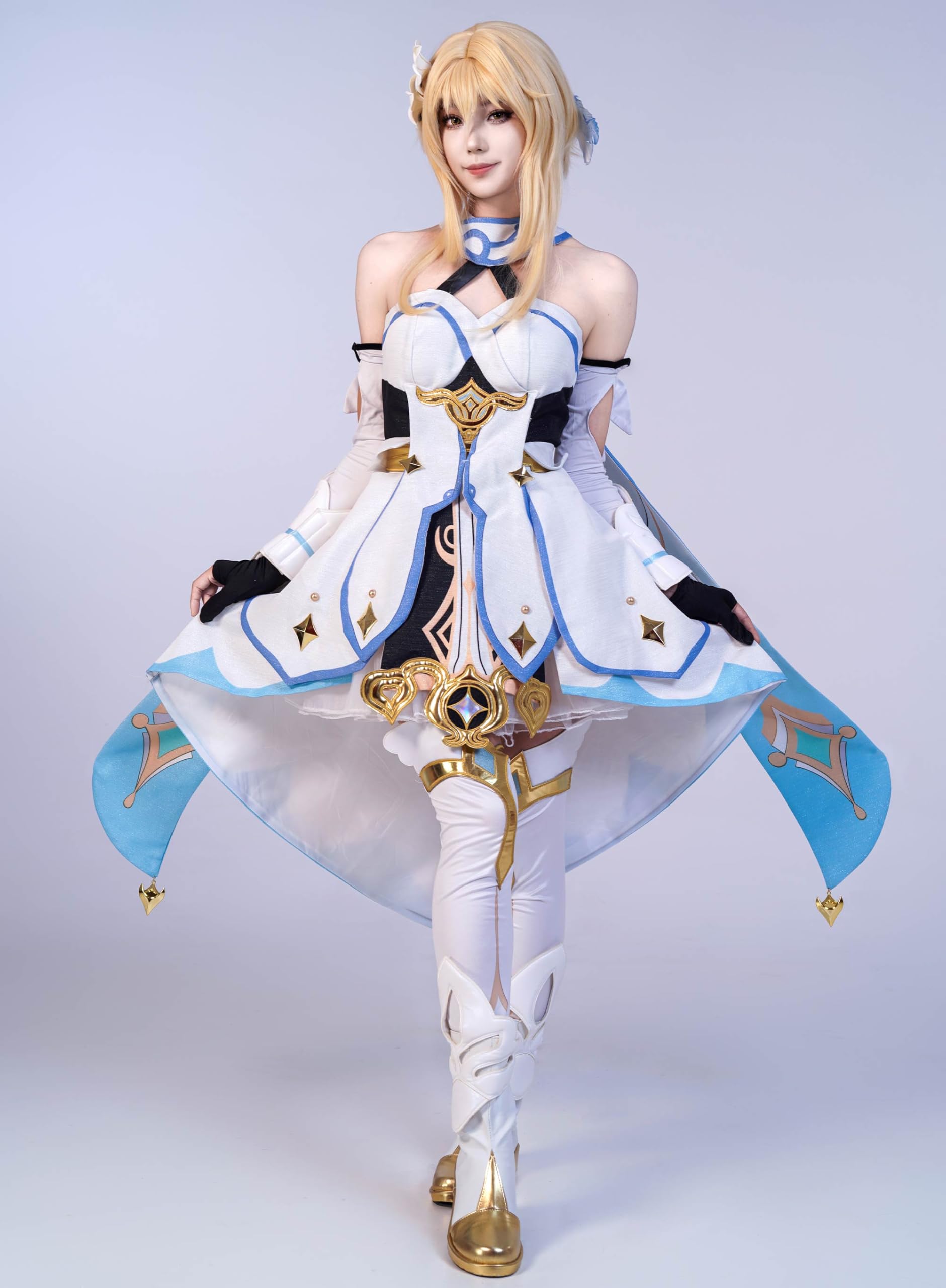 OSIAS Edizione Aggiornata Genshin Impact Costume Cosplay di Lumine