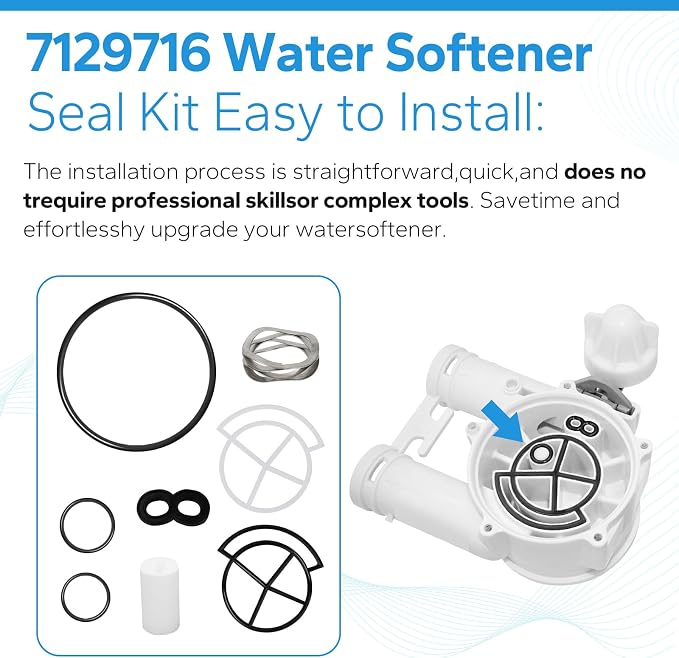 Kit de sello para ablandador de agua 3/4 pulg miniatura 6