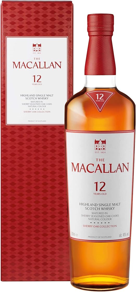 Macallan Sherry Oak 12 Años Whisky Single Malt Escocés 70cl