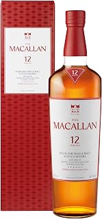 Macallan 12 Jahre, Sherry Oak, Single Malt Scotch Whisky, mit Geschenkverpackung, Noten von Trockenfrüchten, Gewürzen und Eiche, 40% Vol, 700ml Einzelflasche