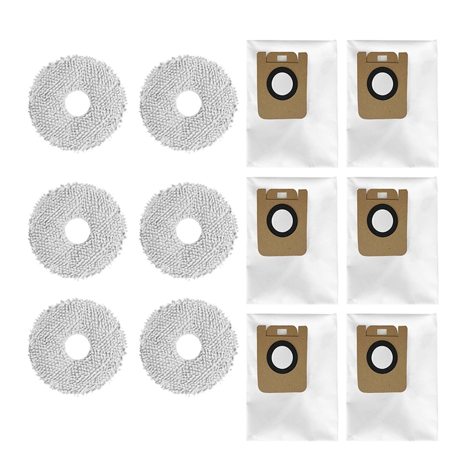 Sacchetti di ricambio per aspirapolvere robot, compatibili con Dreame Bot L10s Ultra/ S10/S10 Pro Robot aspirapolvere, compatibile con Dreame Bot L10s Ultra accessori (colore: set C)