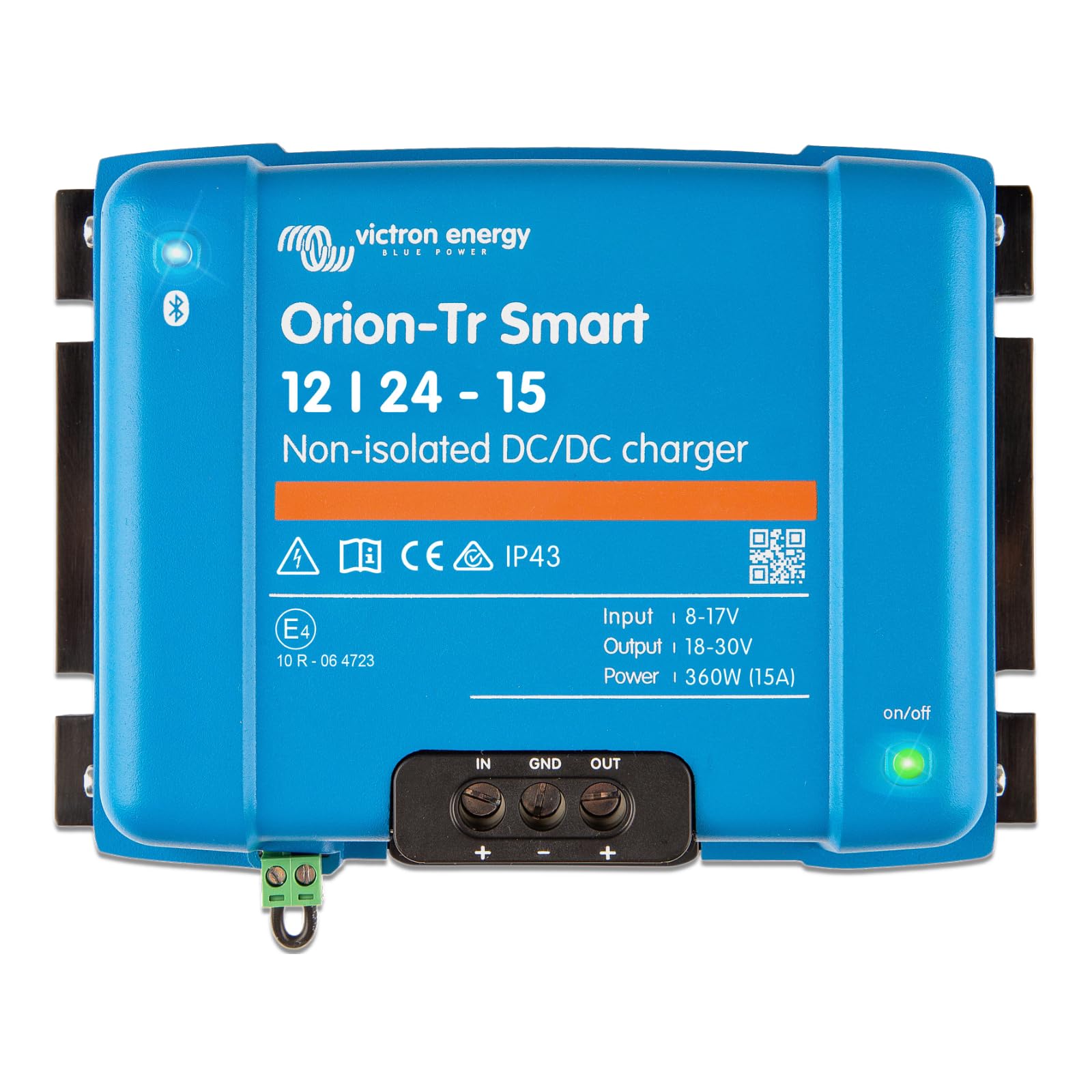 Victron Energy Orion-Tr Smart DC to DC Charger (Bluetooth) - 12/24-Volt 15 amp 360-Watt - Battery Charger for Dual Battery Systems - Non-Isolated