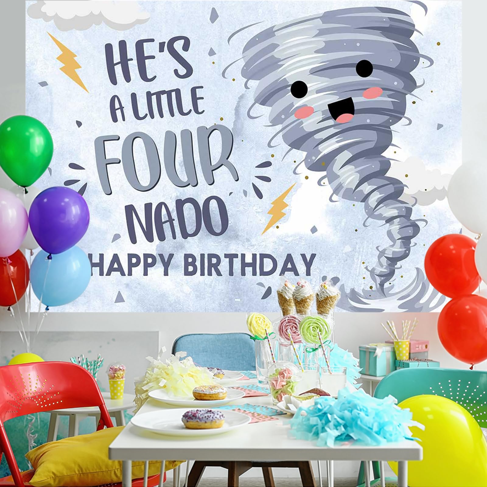 Twonado Birthday Party Decorations, Tornado Birthday Decorations Twonado Birthday Party Decorations, Tornado Birthday Decorations