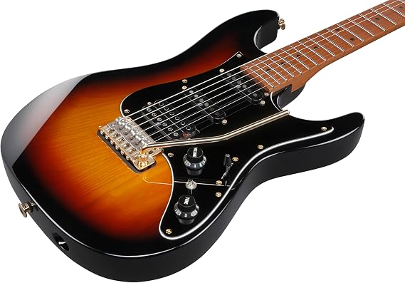 Ibanez AZ2204AGTFB AZ Prestige 6str Electric Guitar w/Case - Tri Fade Burst Flat