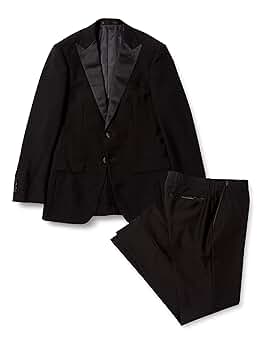 ORIHICA 黒 スーツ Mサイズ スーパーブラック フォーマルスーツ 通年|O44_A1939-SF