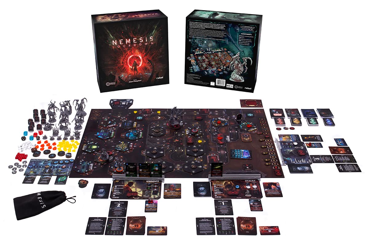 Asmodee, Gra Planszowa, Nemesis Lockdown, Edycja Polska