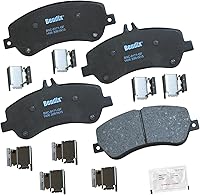 Vista 85 de Pastillas de Freno Delanteras Cerámicas Bendix Priority1 CFC430A para Modelos Selectos INFINITI G35, I30, Nissan 350Z, Altima, Juke, Maxima, Sentra