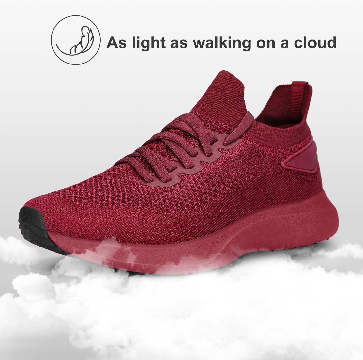 Abboos Women's Non Slip Gym Workout Shoes, Lightweight Breathable Tennis Shoes, Mesh Walking Sneakers - Image 4