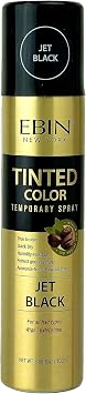 EBIN New York Tinted Color Temporary Spray 100 ml - Jet Black