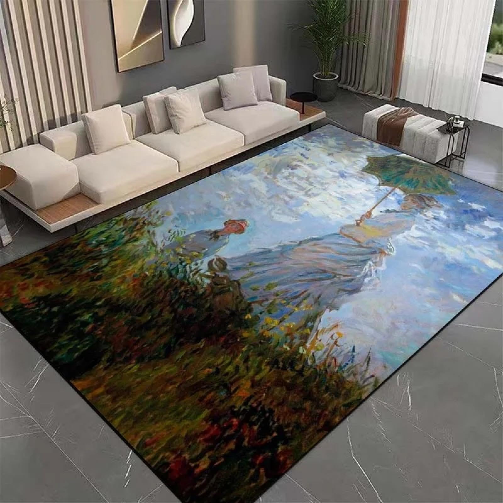 Tapis Monet anti-froid et absorbant pour sécuriser le sol de la salle de bain ou cuisine