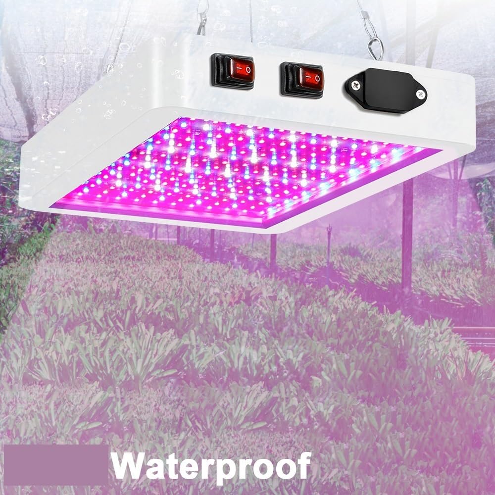 Lampada da coltivazione a LED for piante a spettro completo in serra for interno Phytolamp idroponico,Raffreddamento silenzioso(216LED)