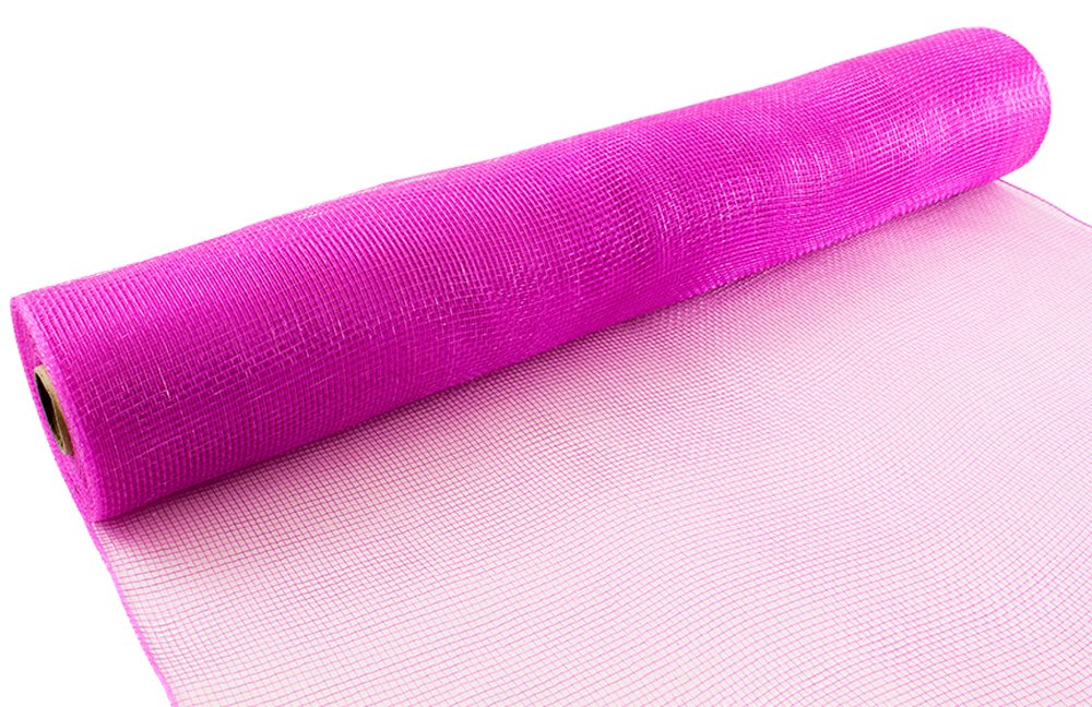 Eleganza Fuchsia Deco Mesh 53Cm X 9.1M (10Yds) No.28