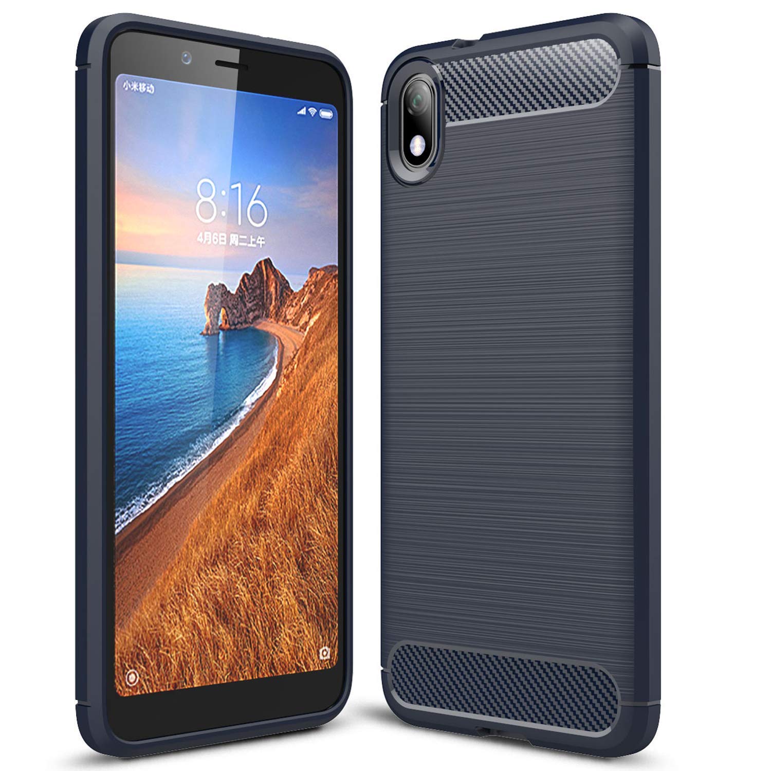 Inktree Back Cover Case for Xiaomi Redmi 7A / Xiaomi Redmi 7A Cases & Covers (Carbon Fibre Rugged Armour Black Colour) (B09LQT6T2T) Amazon Price History, Amazon Price Tracker
