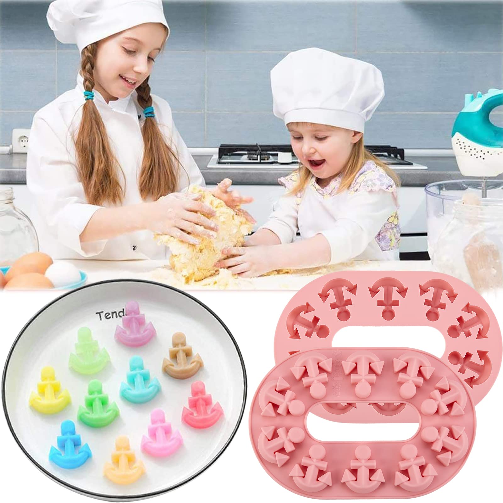 5 stampo per fondente in silicone a forma di fiore con 5 cavà e 15 stili all'ingrosso