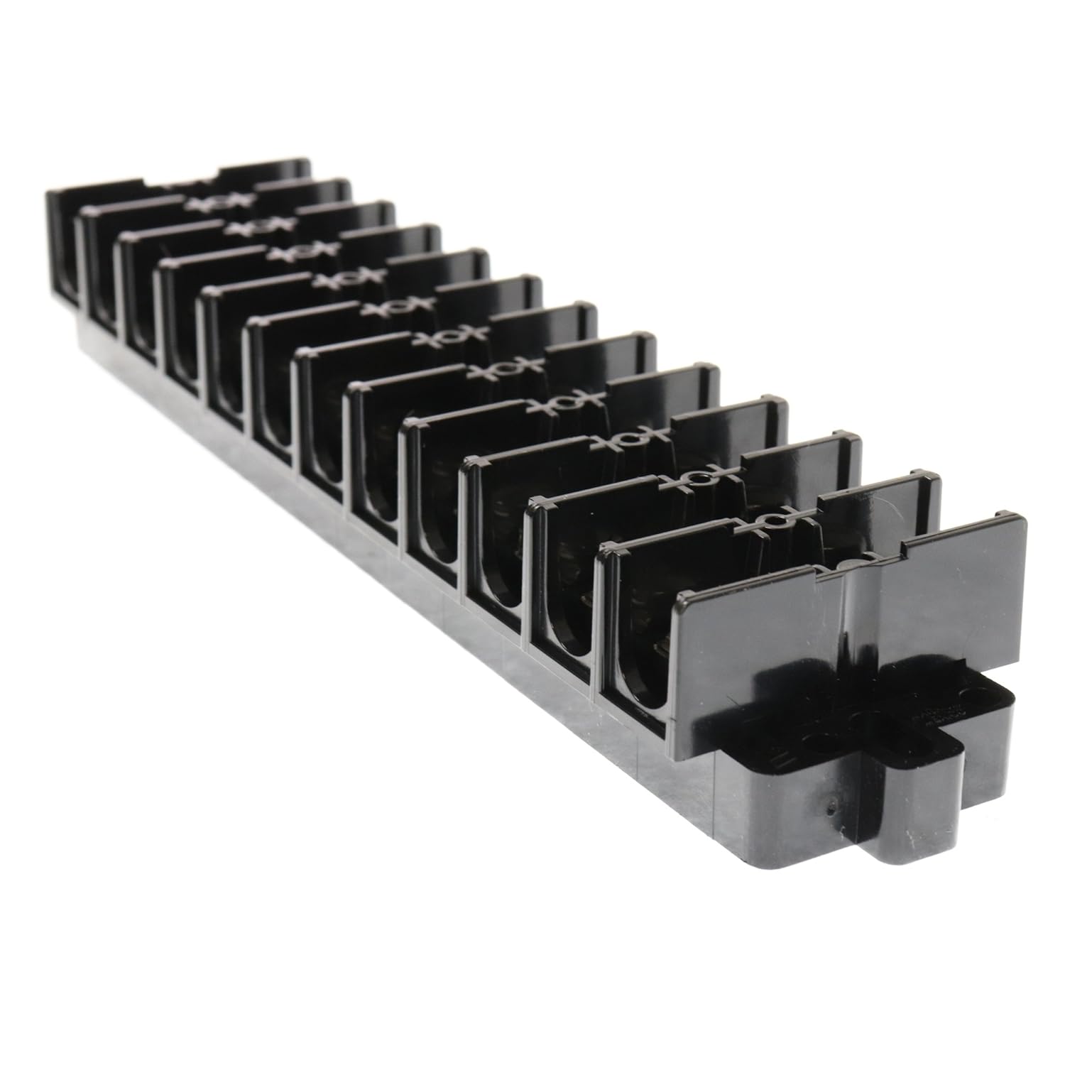 Ideal 89512 Terminal Strips, Slotted Nickle Plated Steel, 12 Poles, 22 to 6 AWG Terminal