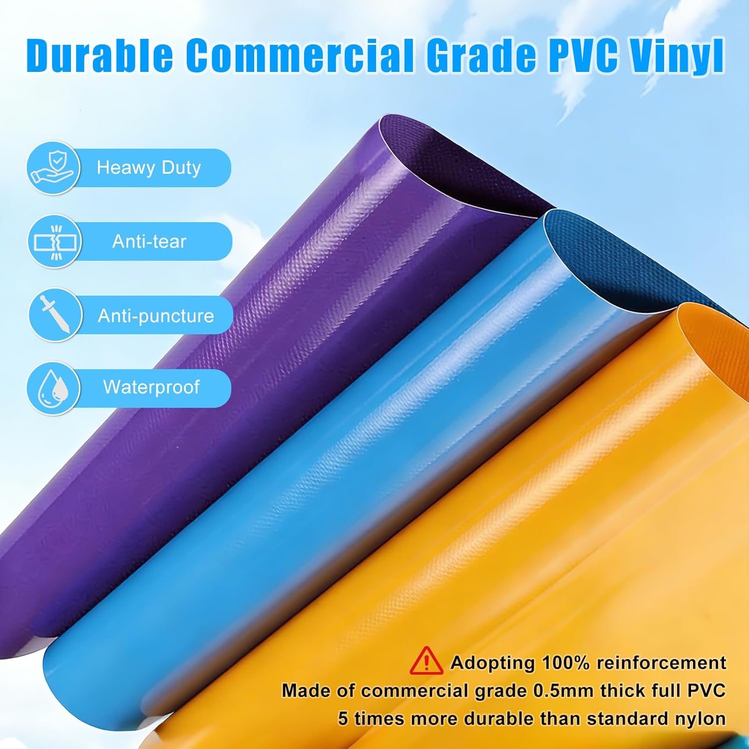 24FT Commercial Inflatable Water Slide: 100% PVC Waterslide with Airtight Pool for Adults, Blower & Water Tube Included, Wet Dry Use, 24x12x12 FT