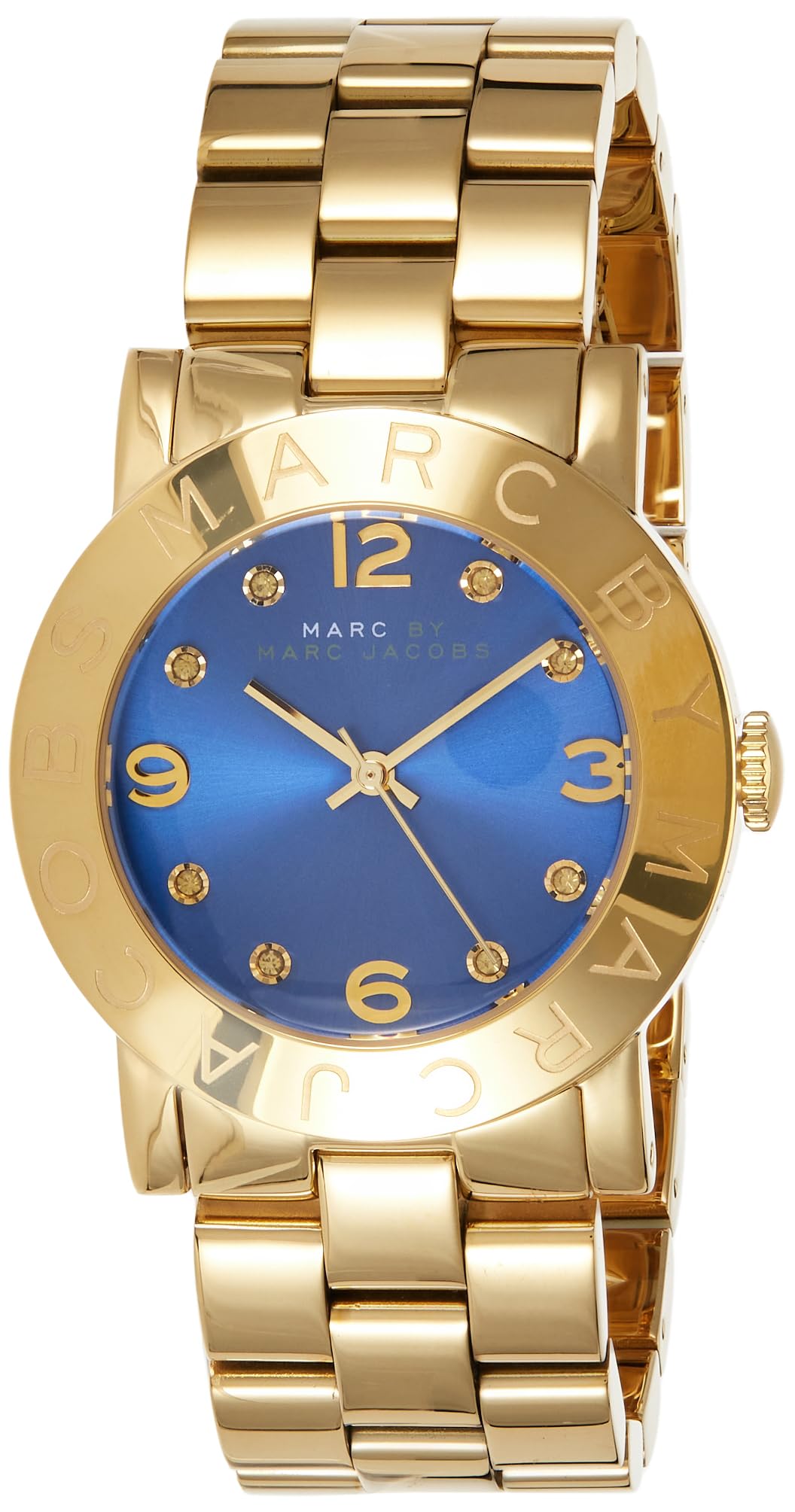Marc by Marc Jacobs Women's Blue Dial Stainless Steel Band Watch - MBM3303