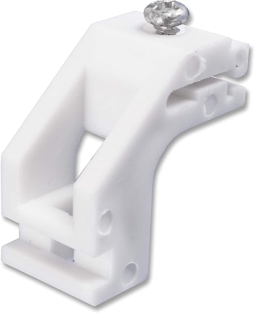 10x White Replacement Swish Drape Curtain Rail Track Brackets