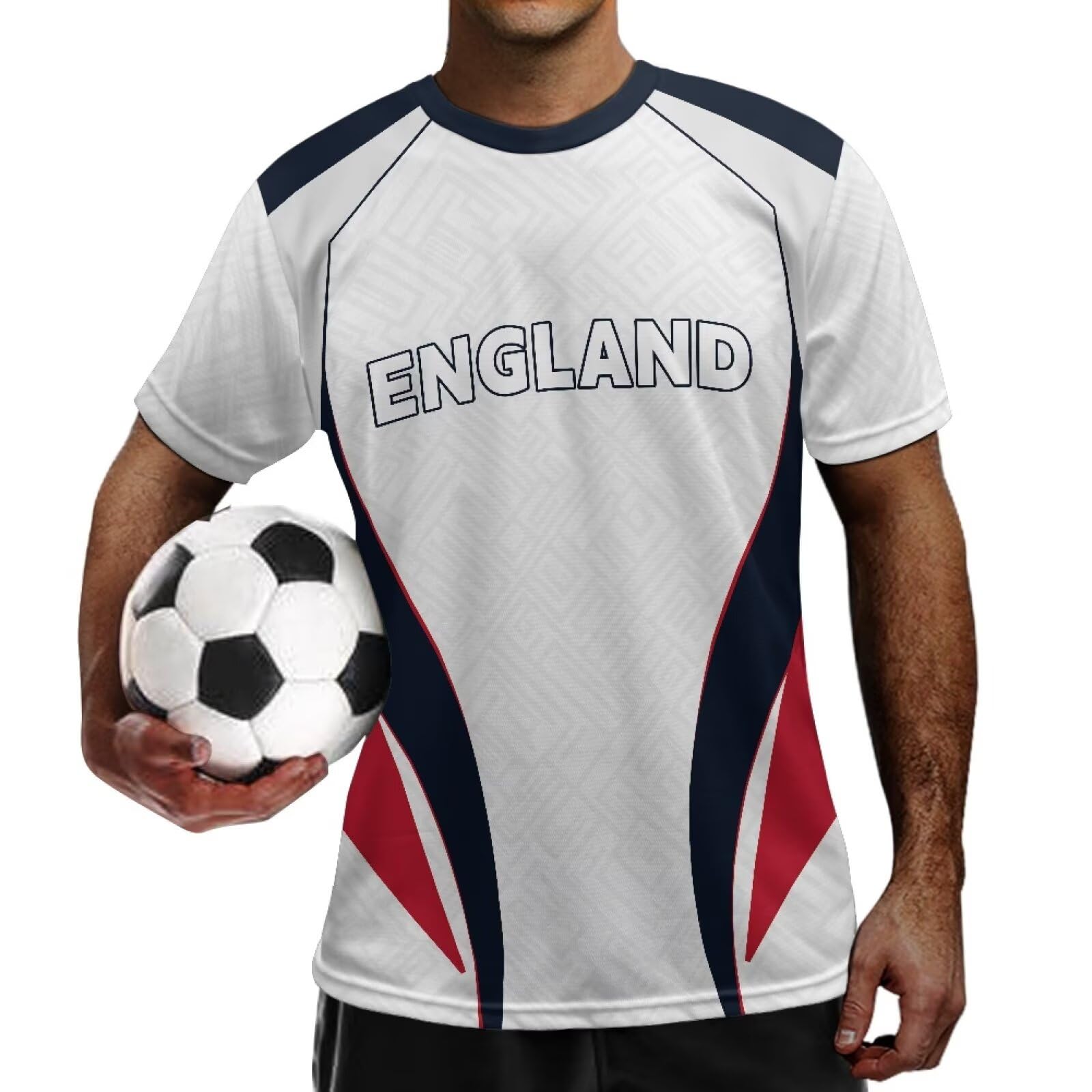 Wiryuouvt World Cup Soccer Jersey for Men＆Women Breathable Mens Shirt Quick Dry Training Team Jerseys