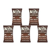 Vista 8 de Kettle Brand Papas fritas, trufa cortada Krinkle y sal marina, 7.5 onzas