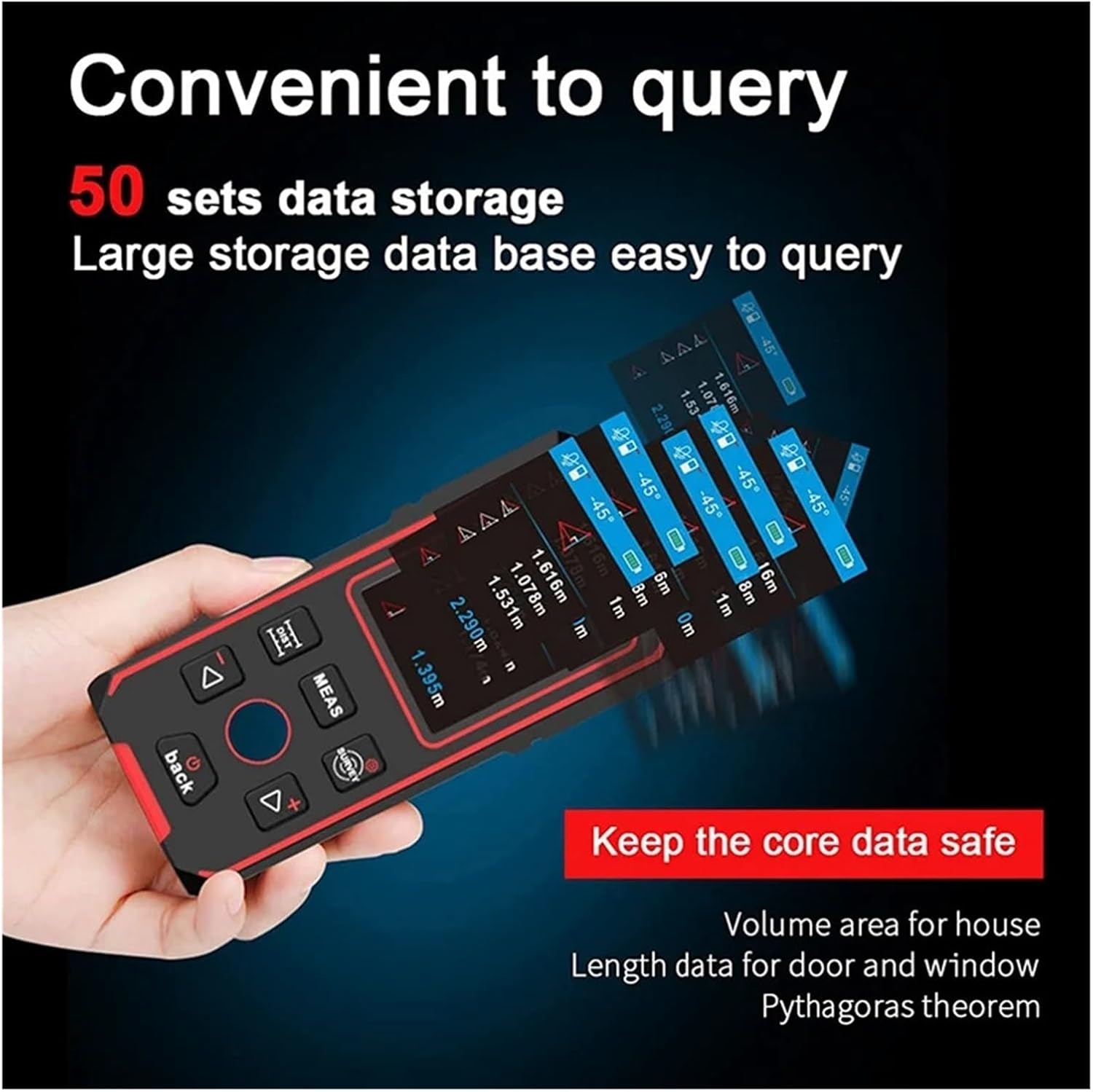 Stud Finder Wall Scanner, Stud Finder Measurement, Advanced Digital Level, 3 In 1 Professional Electronic Precision Wall Sensor Scanner