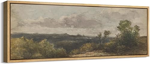 Miniatura 73 de MUDECOR Lienzo enmarcado extra grande para pared, tonos neutros suaves, naturaleza, vida silvestre, antiguo, retro, bellas ilustraciones,