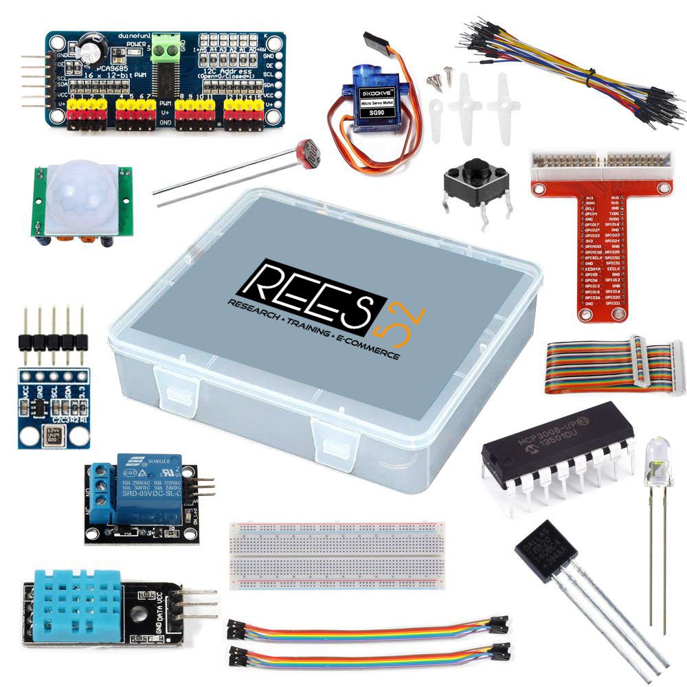 REES52 Raspberry Pi IoT Starter Kit Internet of Things for Raspberry Pi 2/3 (16 Items) (B07PGVP1FG) Amazon Price History, Amazon Price Tracker