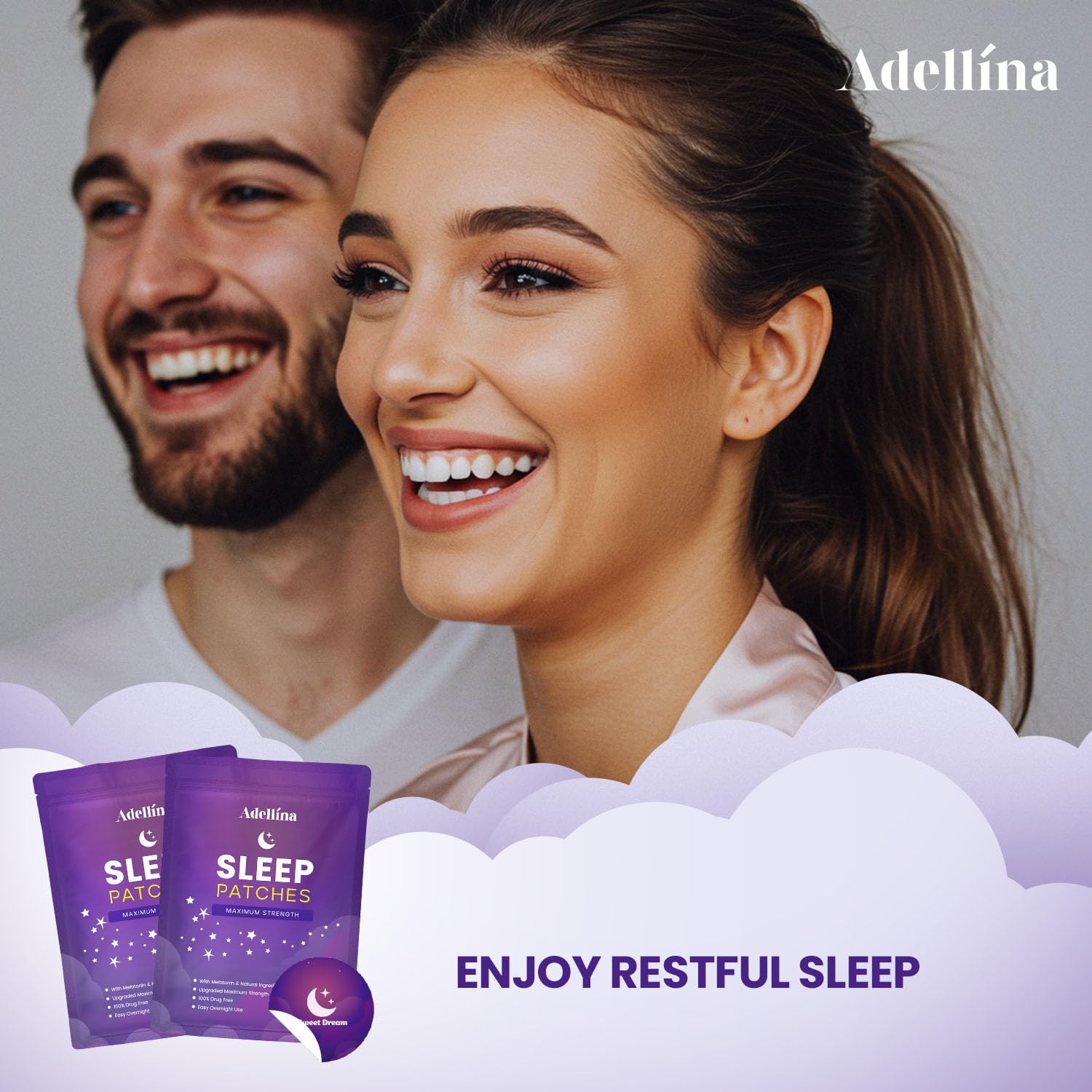 Sleep Patches for Adults Extra Strength: Easy-to-Apply Sleep Patch with Melatonin & Valerian 30 Patches (Purple) — Amazon image 6