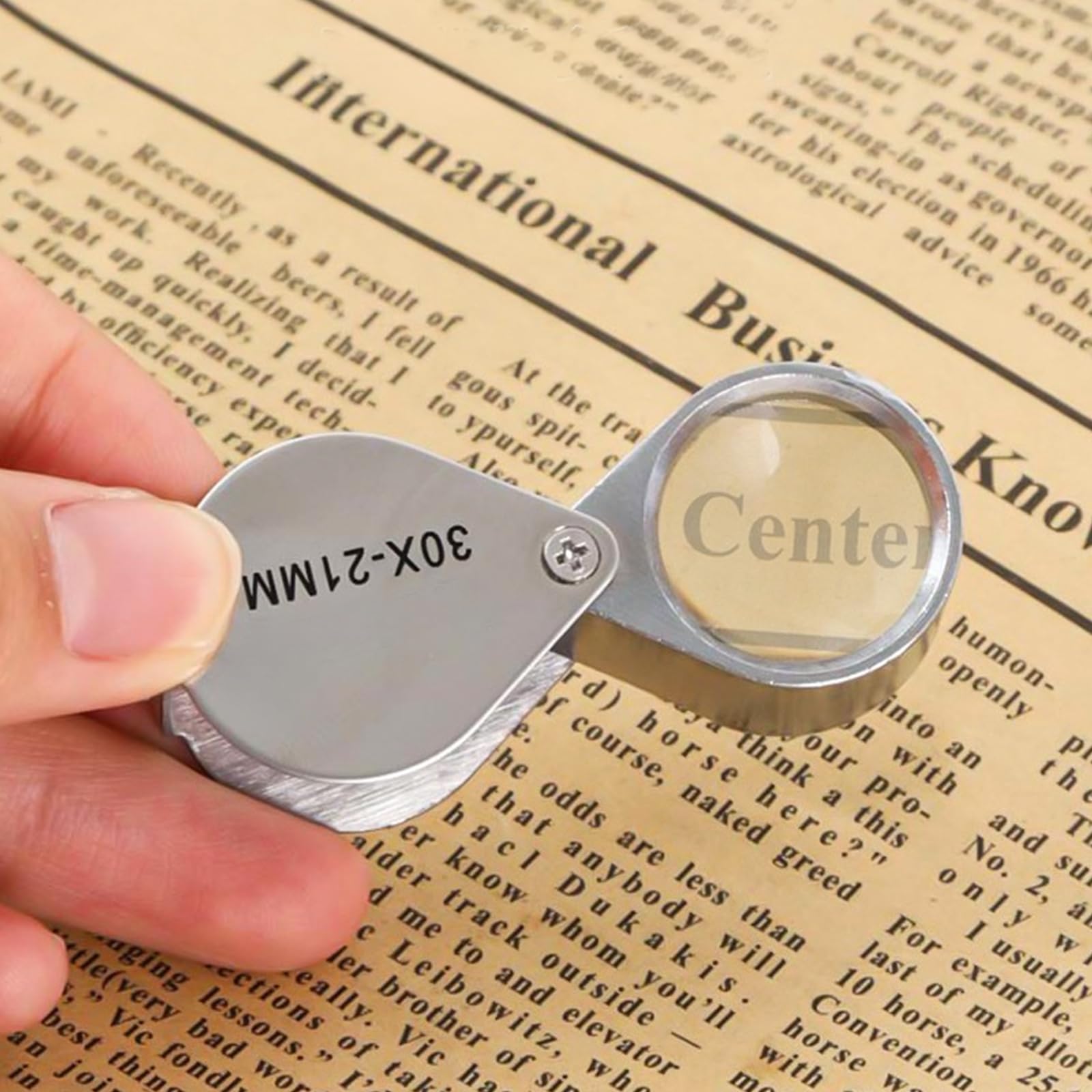 Lente D'ingrandimento Pieghevole Per Gioielleria, 10X E 30X, Per - Foto 9