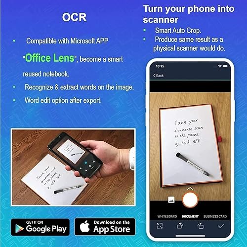 Miniatura 2 de Pizarra blanca de doble cara de 12 x 9 pulgadas, pizarra portátil de borrado en seco ultrafina de 0.3 pulgadas con 3 marcadores y superficie