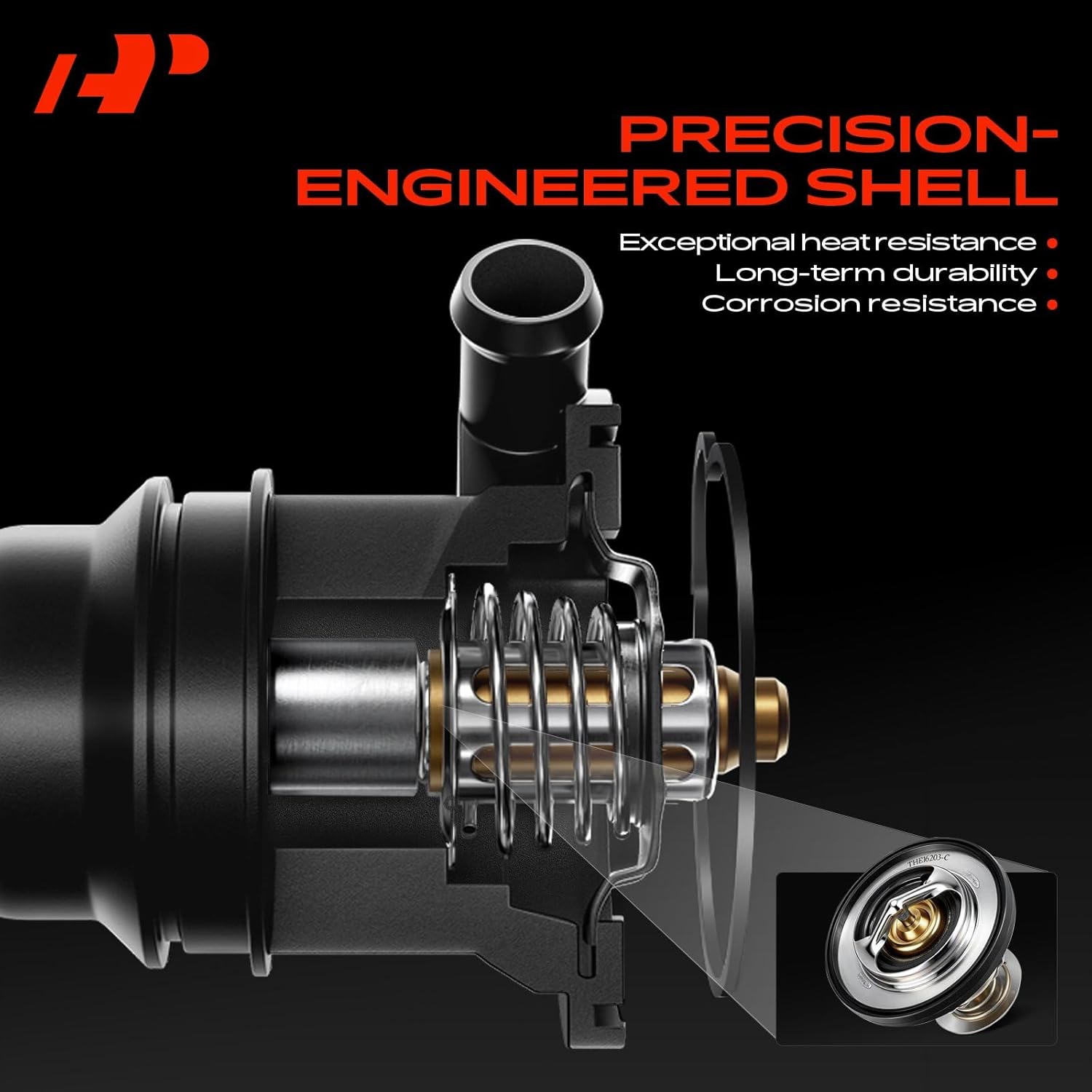 Condition photo showing New/Like New for a-premium engine coolant thermostat housing assembly compatible with jaguar s-type 2003-2008, vanden plas, xj8 2004-2009, xf 2009-2010, xk 2007-2009