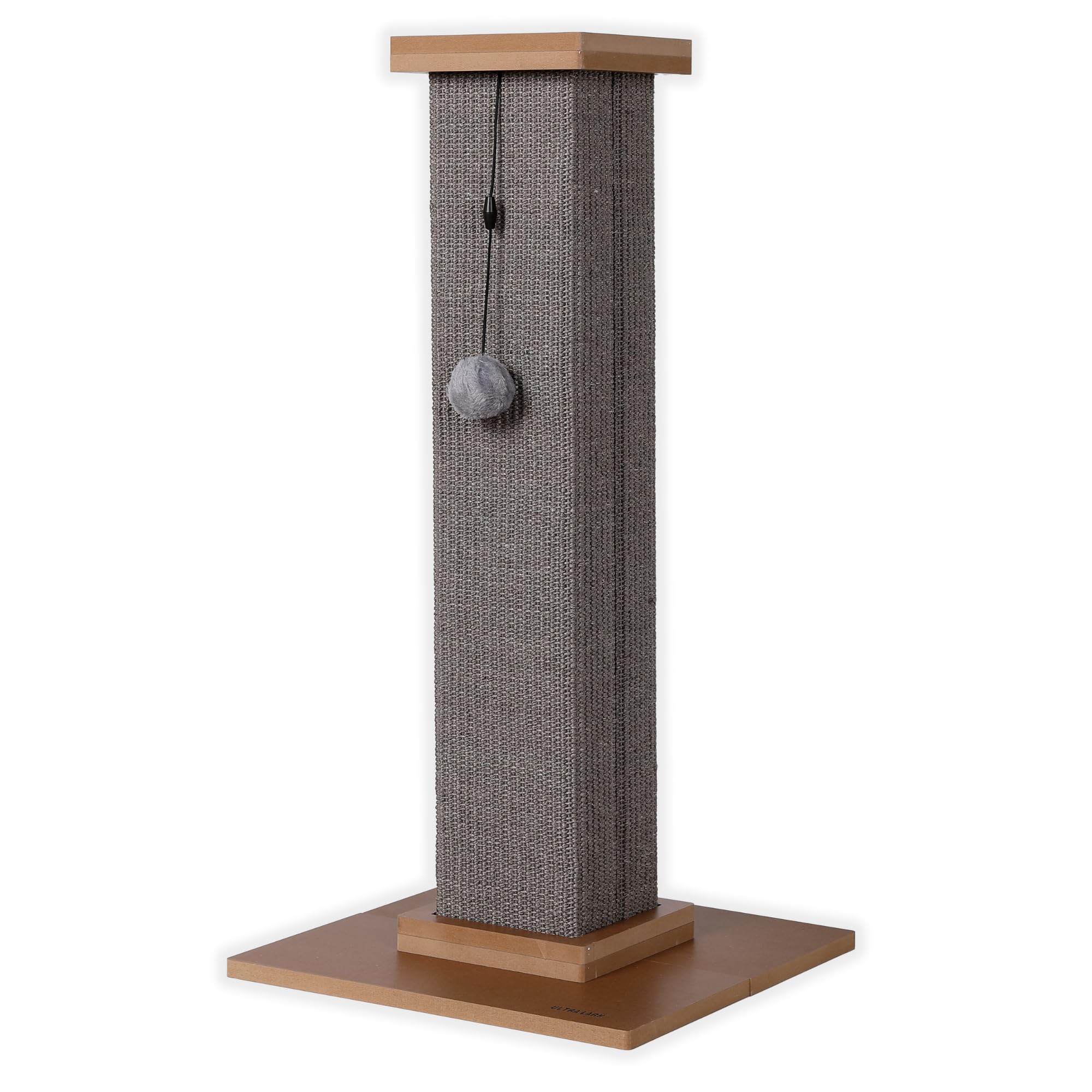 Rascador para Gatos ultrarresistente, Gran Columna Romana Vertical con gisal Duradero y Resistente al Desgaste para Disfrutar rascando sin límites (Gris)