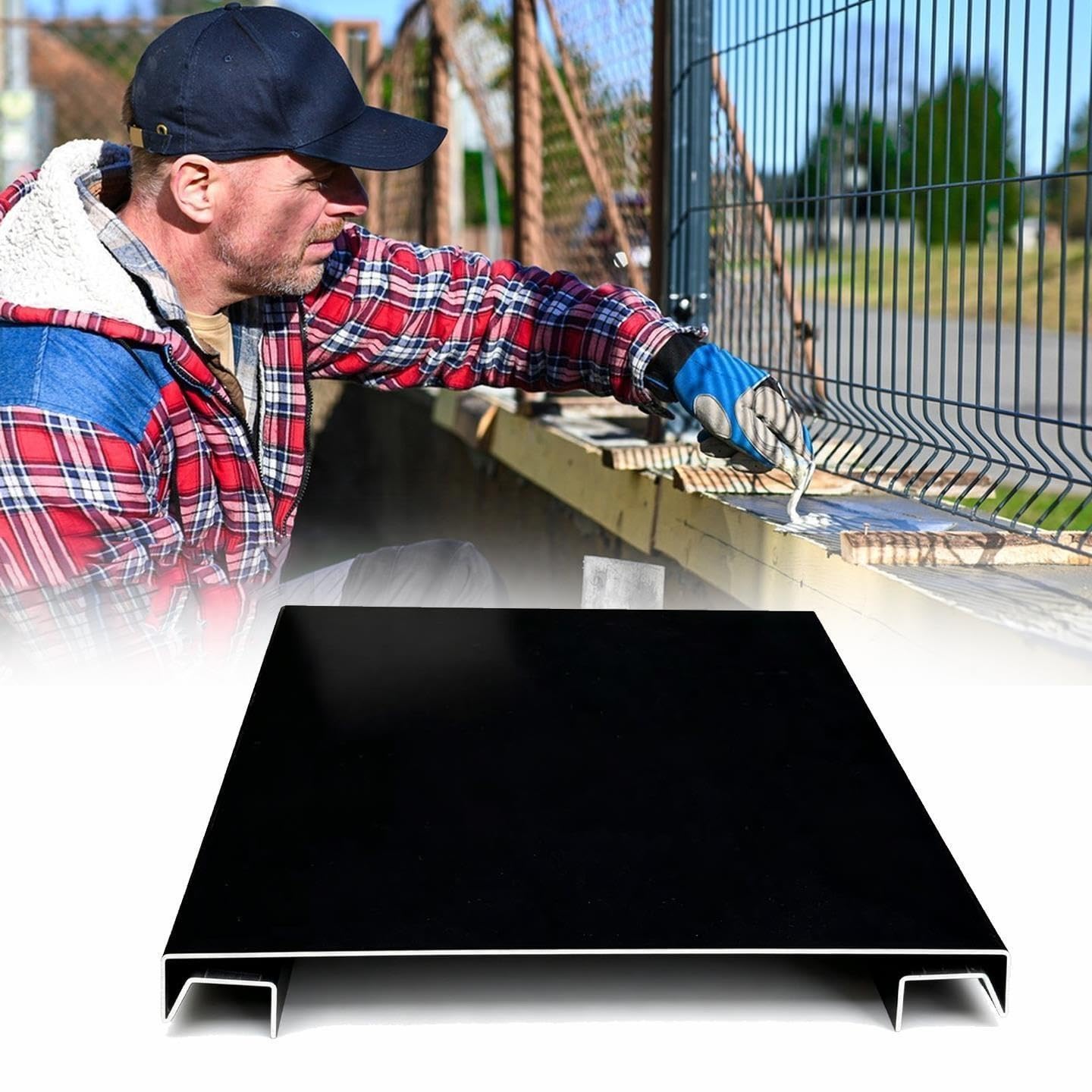 Remate De Parapeto Metálico Personalizado De 1-2 M De Largo, Para Cubrir