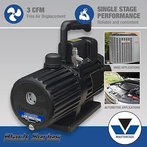 Vista 41 de Bomba de vacío de una sola etapa de 3 CFM 90062-B