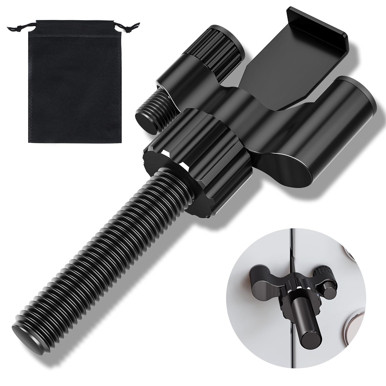 portable door lock, heavy duty hotel door locks with adjustable, hotel door locks for travelers security, commonly used in bedroom doors of hotels, apartments, home.