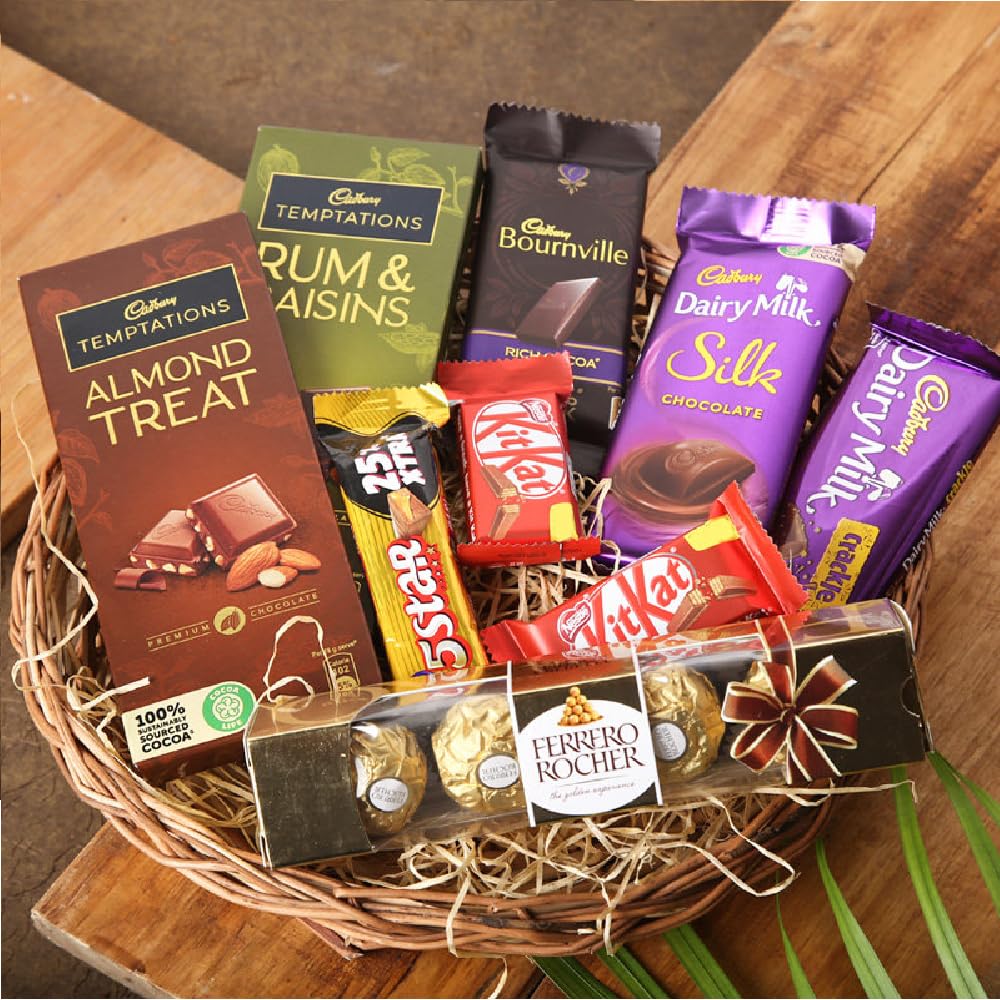SFU E Com Assorted Chocolate Gift Hamper | Chocolate Gift For Birthday, Anniversary, Valentine, Diwali, Rakhi, New Year | 010 (B0CSWQWS6J) Amazon Price History, Amazon Price Tracker