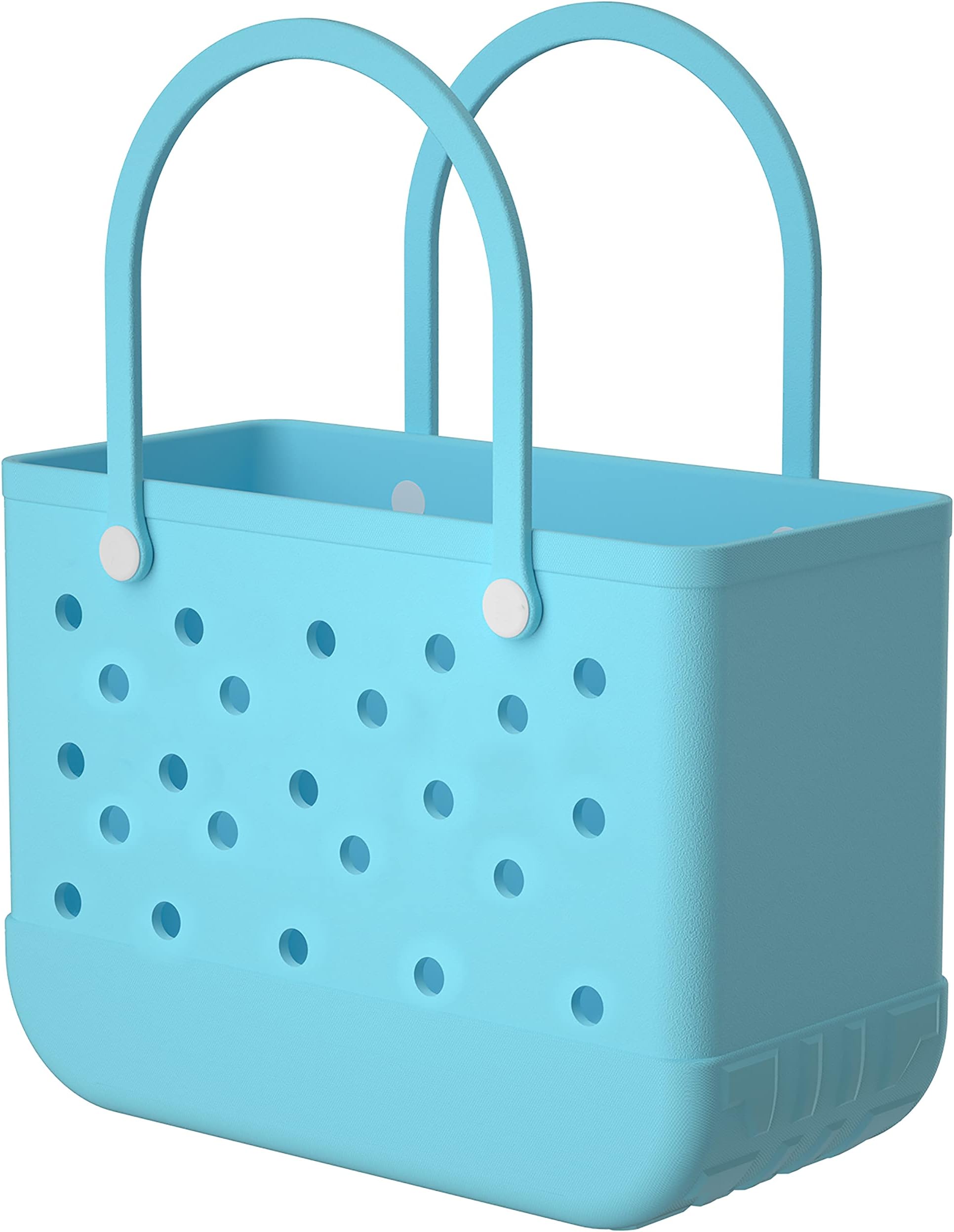 LYXMOEY Large Waterproof Tote Eva Portable Travel Bag Washable Anti-tip Durable Open Tote Bag for Beach Pool Sports Gym