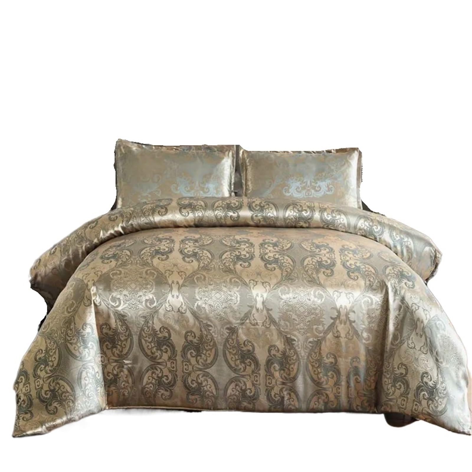 Housse de couette satin soyeuse | Parure de lit chaleureuse pour de douces nuits sereines