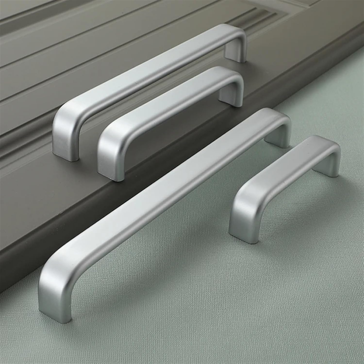 Cabinet Handles Kitchen Cabinet Storage Drawer Knobs Dressers Closet Wardrobe Furniture Handle Cabinet Door Hardware 2Pcs(230-160mm)