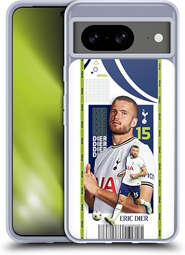 Miniatura 10 de Head Case Designs Officially Licensed Tottenham Hotspur F.C. Cristian Romero 202223 First Team Soft Gel Case Compatible with Google Pixel 8