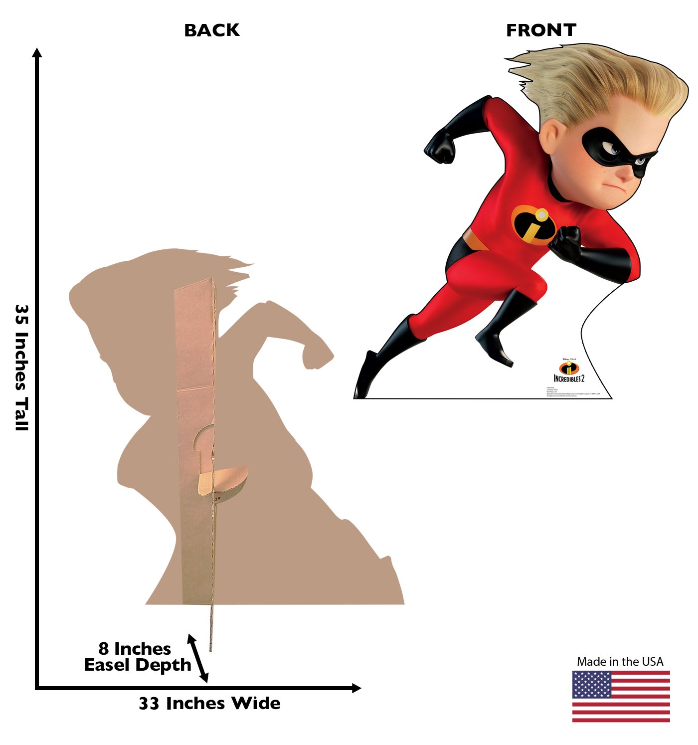 Advanced Graphics Dash Life Size Cardboard Cutout Standup Disney s advanced-graphics-dash-life-size-cardboard-cutout-standup-disney-s