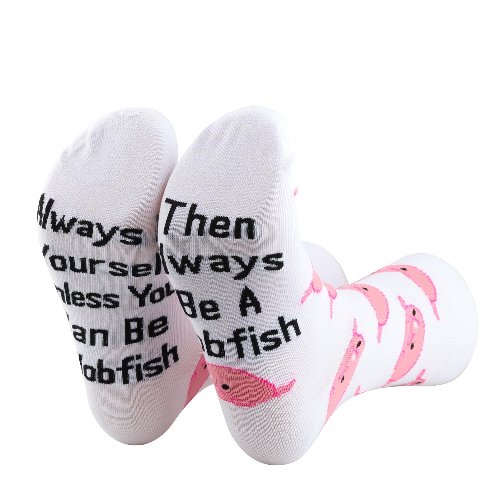 PXTIDY Blobfish Socks Animal Lover Gifts Always Be A Blobfish Novelty Socks Spirit Animal Blobfish Gift