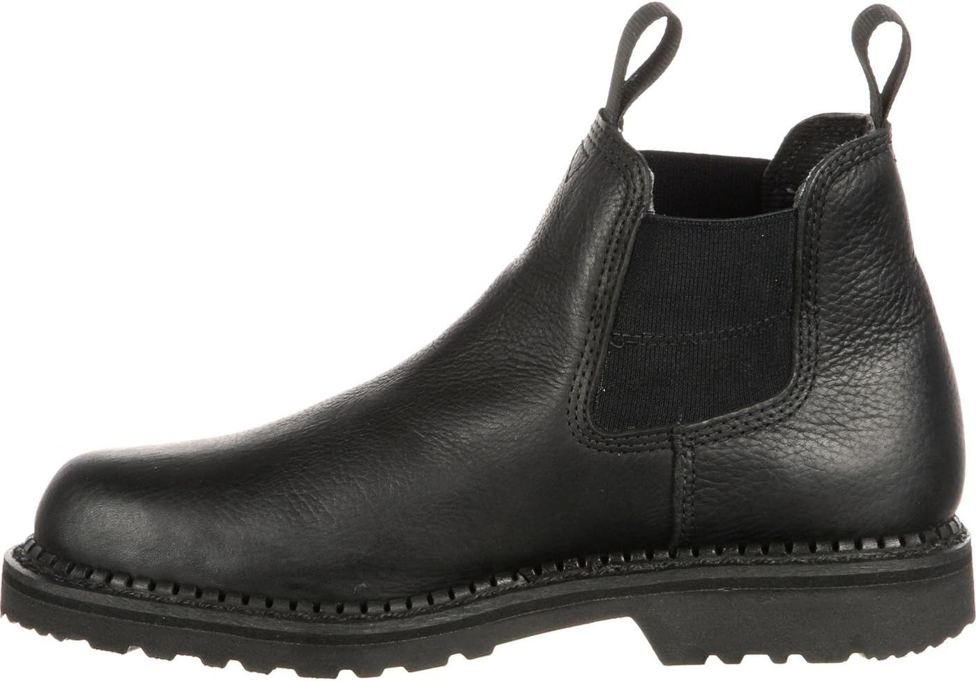 Georgia Boot unisex adult Gb00084 Mid Calf Boot, Black, 12 US