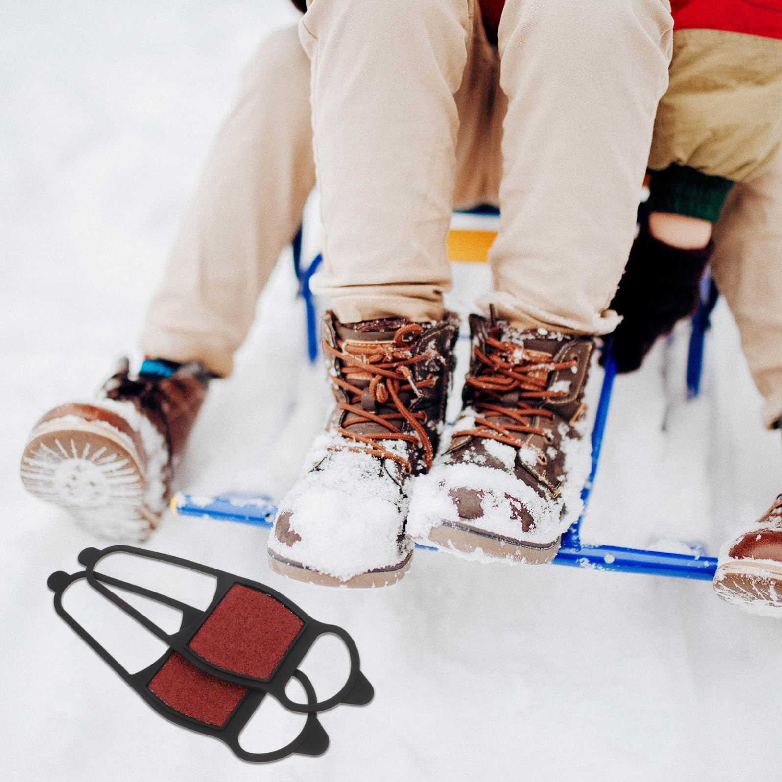 Veemoon Couvre-Chaussures Antidérapants Chaînes Pour Chaussures De Randonnée Crampons Pour Bottes Crampons Pour Chaussures Crampons De Montagne Crampons De Traction