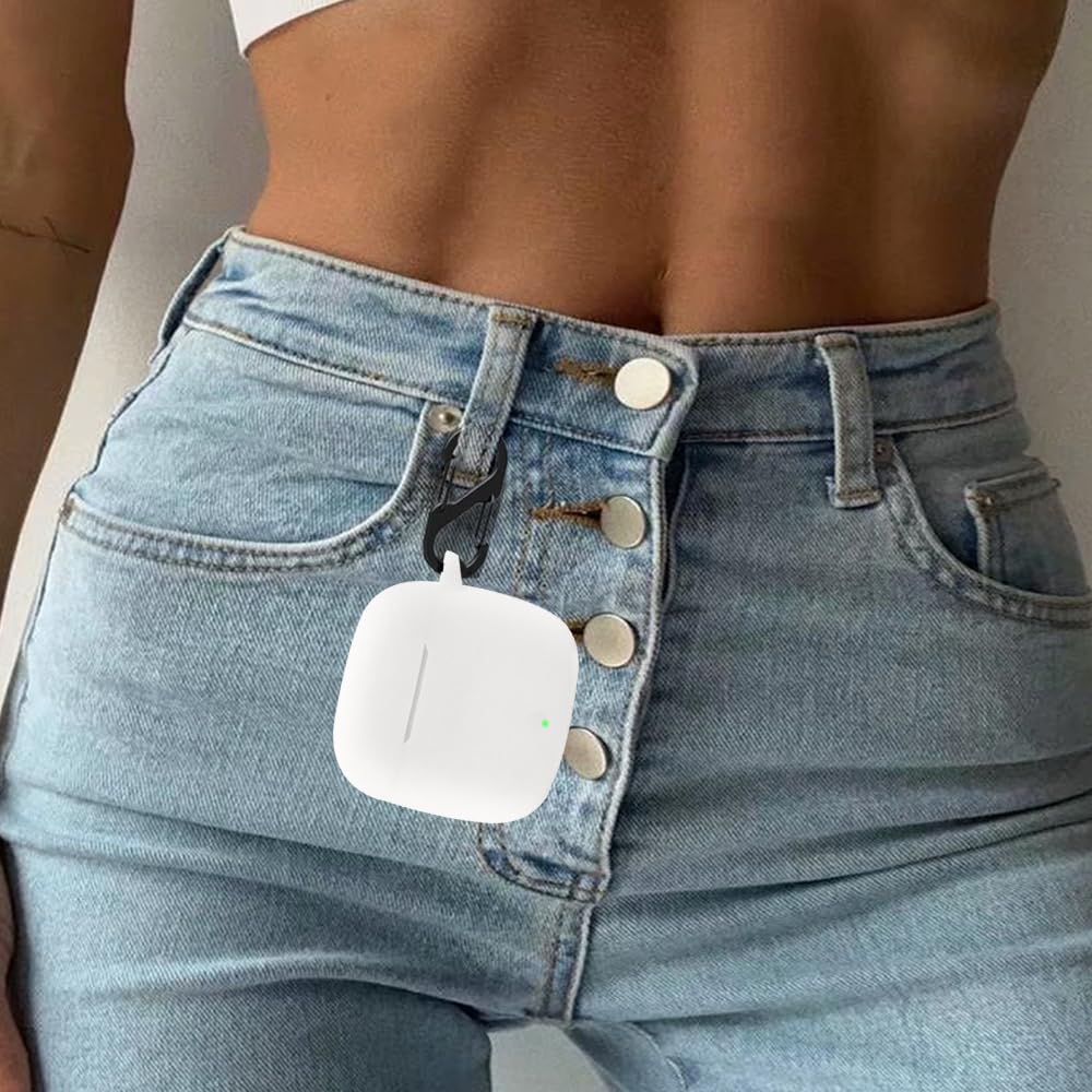 Silikonowe etui do Huawei FreeBuds SE2, odporne na uderzenia etui ochronne i skóra, etui ochronne do Huawei FreeBuds SE 2 z breloczkiem (białe)