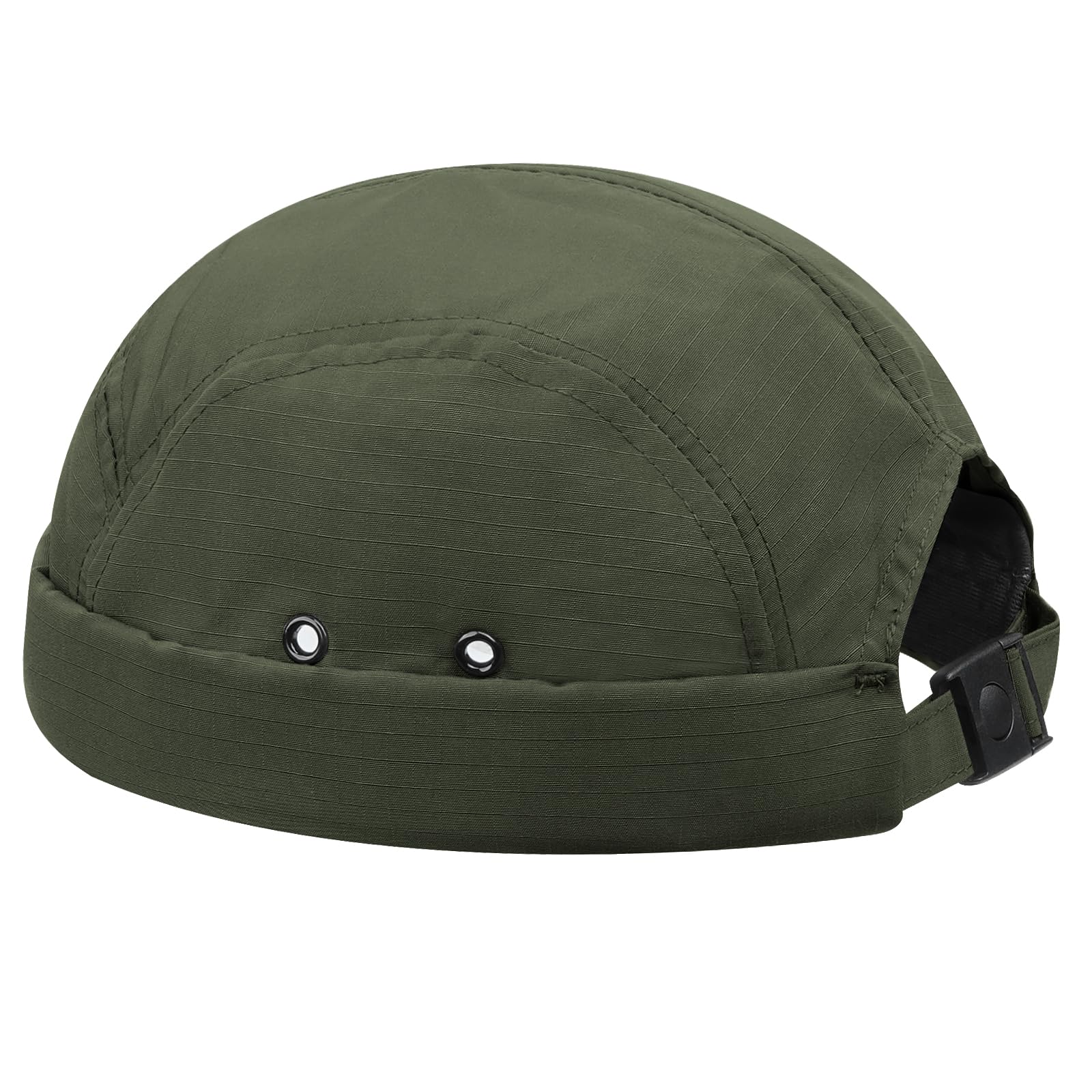 Croogo Sombrero impermeable sin ala de secado rápido, gorro diario de 5 paneles, sombrero casual de cráneo, sombrero retro de trabajador, sombreros de propietario