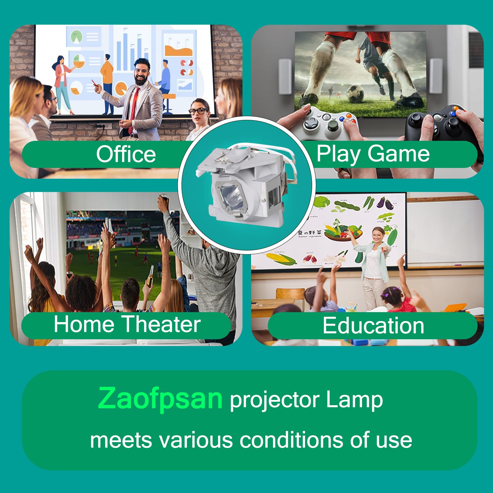 Zaofpsan RLC-109 Replacement Projector Lamp for ViewSonic PA503W PG603W PS501W PS600W VS16973 VS16977 Bulb with Housing
