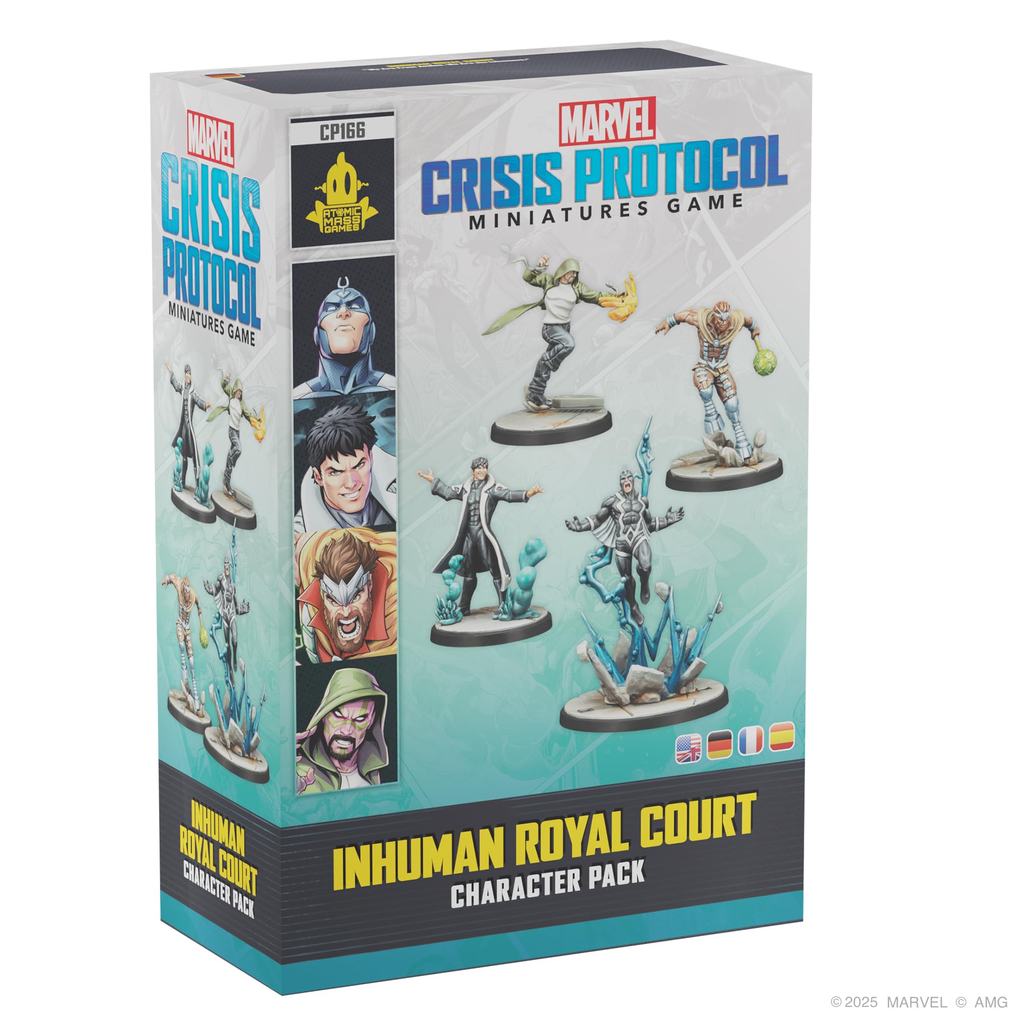 Marvel: Crisis Protocol Inhuman Royal Court Character Pack -Adds Maximus, Karnak, Gorgon and King Black Bolt, Tabletop Superhero Game, Ages 14+, 2 Players, 90 Min Playtime, Made by Atomic Mass Games