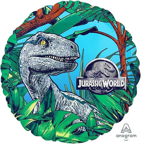 Miniatura 2 de Suministros para fiesta de cumpleaños jurásico, ramo de globos, multicolor